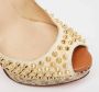 Christian Louboutin Pre-owned Suede heels Beige Dames - Thumbnail 7