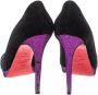 Christian Louboutin Pre-owned Suede heels Black Dames - Thumbnail 4