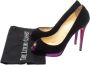 Christian Louboutin Pre-owned Suede heels Black Dames - Thumbnail 7