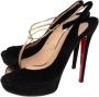 Christian Louboutin Pre-owned Suede heels Black Dames - Thumbnail 3