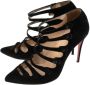 Christian Louboutin Pre-owned Suede heels Black Dames - Thumbnail 4