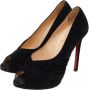 Christian Louboutin Pre-owned Suede heels Black Dames - Thumbnail 3