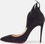 Christian Louboutin Pre-owned Suede heels Black Dames - Thumbnail 2