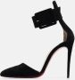 Christian Louboutin Pre-owned Suede heels Black Dames - Thumbnail 2