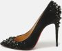 Christian Louboutin Pre-owned Suede heels Black Dames - Thumbnail 2