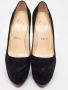 Christian Louboutin Pre-owned Suede heels Black Dames - Thumbnail 3