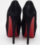 Christian Louboutin Pre-owned Suede heels Black Dames - Thumbnail 5