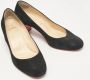 Christian Louboutin Pre-owned Suede heels Black Dames - Thumbnail 3