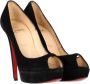 Christian Louboutin Pre-owned Suede heels Black Dames - Thumbnail 4