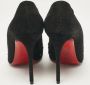 Christian Louboutin Pre-owned Suede heels Black Dames - Thumbnail 4