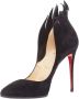 Christian Louboutin Pre-owned Suede heels Black Dames - Thumbnail 4