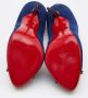 Christian Louboutin Pre-owned Suede heels Blue Dames - Thumbnail 6