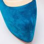 Christian Louboutin Pre-owned Suede heels Blue Dames - Thumbnail 7