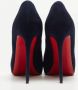 Christian Louboutin Pre-owned Suede heels Blue Dames - Thumbnail 5