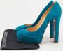 Christian Louboutin Pre-owned Suede heels Blue Dames - Thumbnail 9