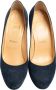 Christian Louboutin Pre-owned Suede heels Blue Dames - Thumbnail 2