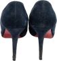 Christian Louboutin Pre-owned Suede heels Blue Dames - Thumbnail 4