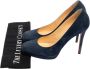 Christian Louboutin Pre-owned Suede heels Blue Dames - Thumbnail 7