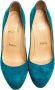 Christian Louboutin Pre-owned Suede heels Blue Dames - Thumbnail 2