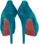 Christian Louboutin Pre-owned Suede heels Blue Dames - Thumbnail 4