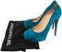 Christian Louboutin Pre-owned Suede heels Blue Dames - Thumbnail 7