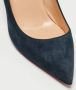 Christian Louboutin Pre-owned Suede heels Blue Dames - Thumbnail 7