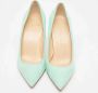 Christian Louboutin Pre-owned Suede heels Blue Dames - Thumbnail 3