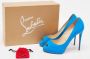 Christian Louboutin Pre-owned Suede heels Blue Dames - Thumbnail 8