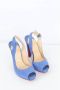 Christian Louboutin Pre-owned Suede heels Blue Dames - Thumbnail 3