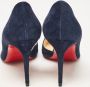 Christian Louboutin Pre-owned Suede heels Blue Dames - Thumbnail 3