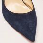 Christian Louboutin Pre-owned Suede heels Blue Dames - Thumbnail 5