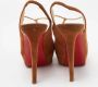 Christian Louboutin Pre-owned Suede heels Brown Dames - Thumbnail 5