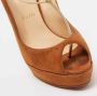 Christian Louboutin Pre-owned Suede heels Brown Dames - Thumbnail 7