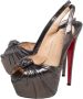 Christian Louboutin Pre-owned Suede heels Gray Dames - Thumbnail 3