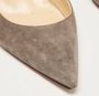 Christian Louboutin Pre-owned Suede heels Gray Dames - Thumbnail 6