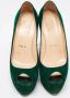 Christian Louboutin Pre-owned Suede heels Green Dames - Thumbnail 3