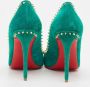 Christian Louboutin Pre-owned Suede heels Green Dames - Thumbnail 5