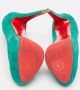 Christian Louboutin Pre-owned Suede heels Green Dames - Thumbnail 6