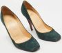 Christian Louboutin Pre-owned Suede heels Green Dames - Thumbnail 3