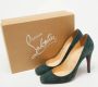 Christian Louboutin Pre-owned Suede heels Green Dames - Thumbnail 8