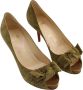 Christian Louboutin Pre-owned Suede heels Green Dames - Thumbnail 5