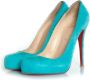 Christian Louboutin Pre-owned Suede heels Green Dames - Thumbnail 2