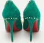 Christian Louboutin Pre-owned Suede heels Green Dames - Thumbnail 3