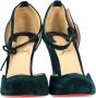 Christian Louboutin Pre-owned Suede heels Green Dames - Thumbnail 2