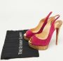 Christian Louboutin Pre-owned Suede heels Pink Dames - Thumbnail 9