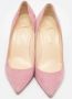 Christian Louboutin Pre-owned Suede heels Pink Dames - Thumbnail 2