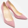 Christian Louboutin Pre-owned Suede heels Pink Dames - Thumbnail 3