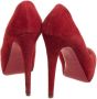 Christian Louboutin Pre-owned Suede heels Red Dames - Thumbnail 4