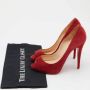 Christian Louboutin Pre-owned Suede heels Red Dames - Thumbnail 9