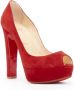 Christian Louboutin Pre-owned Suede heels Red Dames - Thumbnail 2